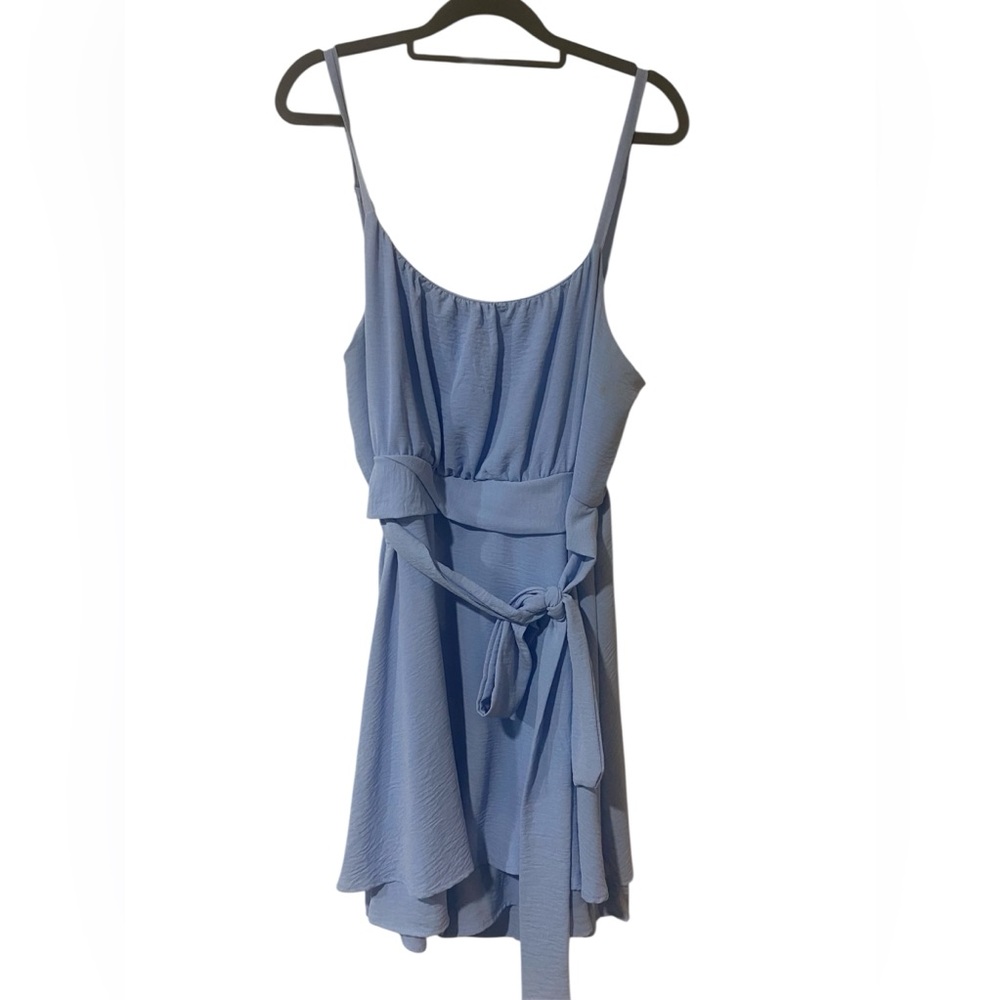 Arula - Light Blue Spaghetti Strap Romper